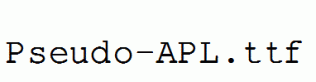 Pseudo-APL.ttf