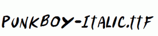 Punkboy-Italic.ttf