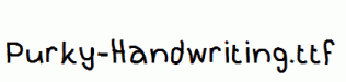 Purky-Handwriting.ttf