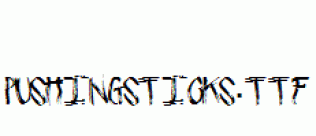 PushingSticks.ttf