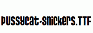 Pussycat-Snickers.ttf