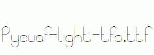 Pycuaf-light-tfb.ttf