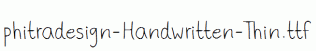 phitradesign-Handwritten-Thin.ttf