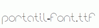 portatil-font.ttf