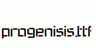 progenisis.ttf