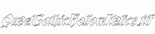 QuaelGothicHollowItalics.ttf