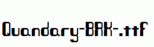 Quandary-BRK-.ttf