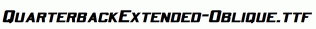 QuarterbackExtended-Oblique.ttf