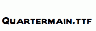 Quartermain.ttf
