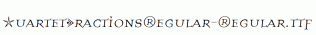 QuartetFractionsRegular-Regular.ttf