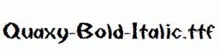 Quaxy-Bold-Italic.ttf
