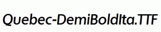Quebec-DemiBoldIta.ttf