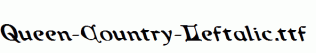 Queen-Country-Leftalic.ttf