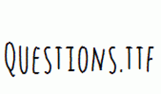 Questions.ttf