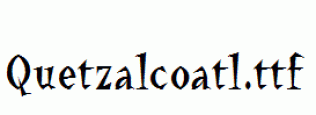 Quetzalcoatl.ttf