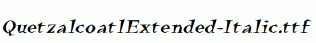 QuetzalcoatlExtended-Italic.ttf