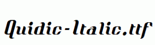 Quidic-Italic.ttf