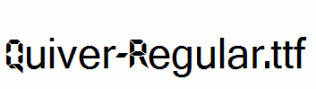 Quiver-Regular.ttf