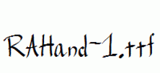 RAHand-1.ttf