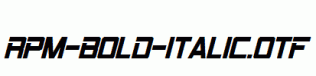RPM-Bold-Italic.otf