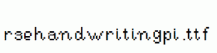 RSEHandwritingPi.ttf