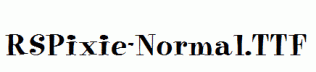 RSPixie-Normal.ttf