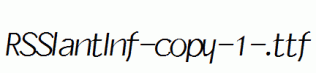 RSSlantInf-copy-1-.ttf