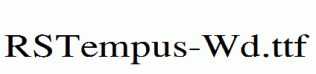 RSTempus-Wd.ttf
