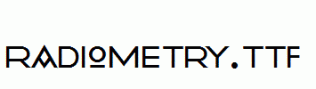 Radiometry.ttf