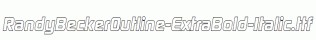 RandyBeckerOutline-ExtraBold-Italic.ttf