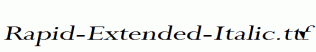 Rapid-Extended-Italic.ttf