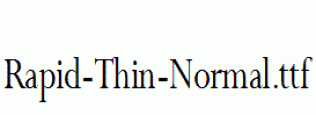 Rapid-Thin-Normal.ttf