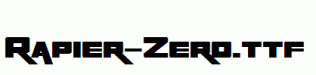 Rapier-Zero.ttf
