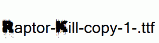 Raptor-Kill-copy-1-.ttf