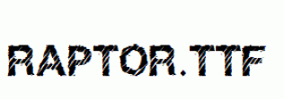 Raptor.ttf