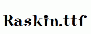Raskin.ttf