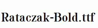 Rataczak-Bold.ttf