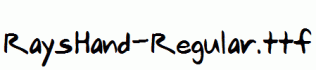 RaysHand-Regular.ttf
