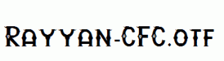 Rayyan-CFC.otf