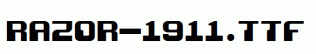 Razor-1911.ttf