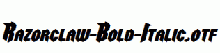 Razorclaw-Bold-Italic.otf