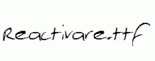 Reactivare.ttf