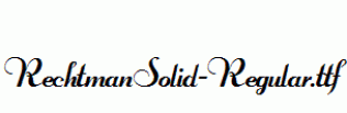 RechtmanSolid-Regular.ttf