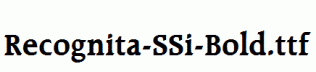 Recognita-SSi-Bold.ttf