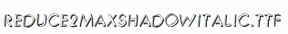 Reduce2MaxShadowItalic.ttf
