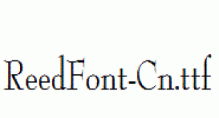 ReedFont-Cn.ttf