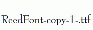 ReedFont-copy-1-.ttf