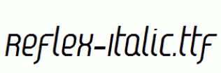 Reflex-Italic.ttf