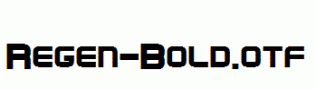Regen-Bold.otf