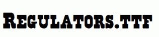 Regulators.ttf